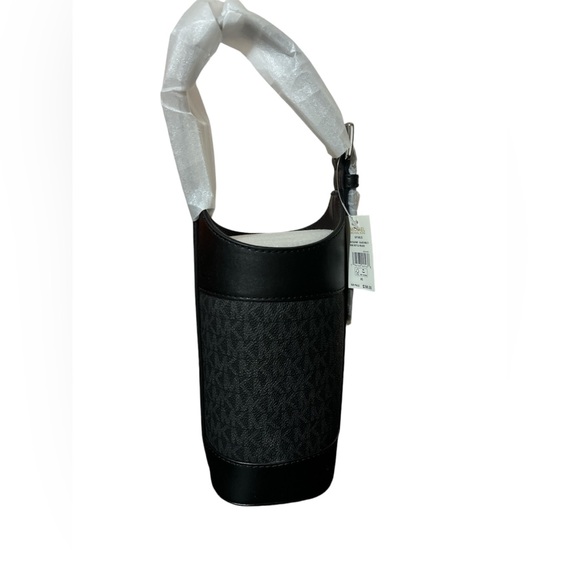 NWT, WINE BOTTLE HOLDER Michael Kors Black multicolored. - Picture 2 of 6